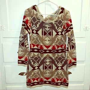 Long sleeve sweater dress